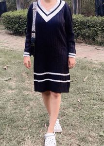 Trendy Striped Midi Dress