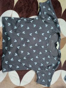 Cute Mickey Printed Top