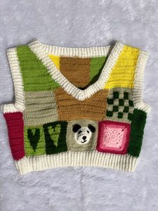 CUTE CROCHET CROP TOP
