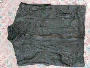 leather jacket Sleeveless