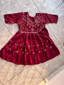 Maroon Dress