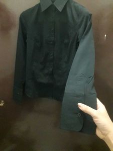Classic Black Button-Down Shirt