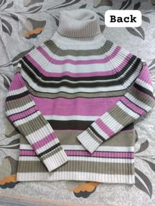 turtleneck knit top for women
