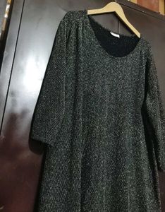Silver Work Partywear Top For 50 Bust