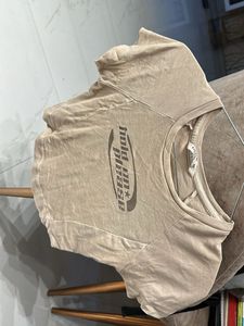 Beige crop top