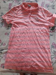 PUMA XONE8 AOP Men Printed Polo Neck Cotton Blend