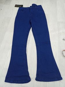 Blue Flared Jeans