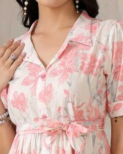 Floral Print Midi Dress