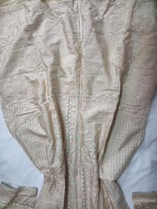 Kurti Pant Set With Sequence Work