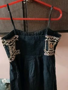 Black Spaghetti Top
