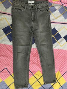 Mango Gray Denim Jeans