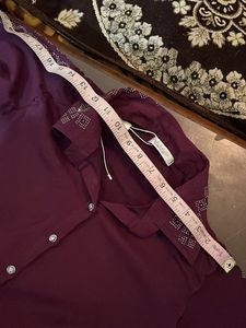 Burgundy Midi Dress