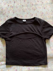Black Crop Top