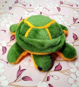 Two items:Cute Plush Turtle Toy and fur fluffy key
