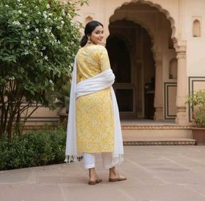 Elegant Yellow Kurta