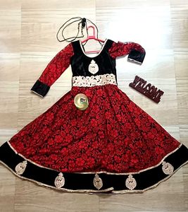 Anarkali floral design kurta