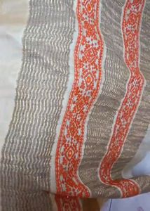 Hand Embroidered Beautiful Gachi Tussar Silk Saree