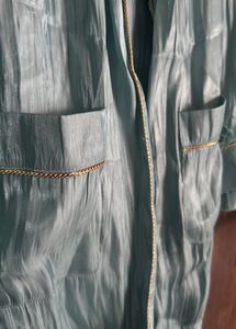 Turquoise And Gold Robe