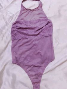 Lavender Lace Bodysuit