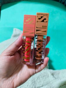 Maybelline Sunset Blush And Highlighter Duo
