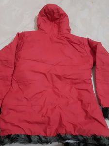 Red Hooded Kids Jacket