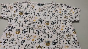 Funky Graphic Print Tee