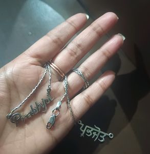Women OG Silver Name Pendant 🥰