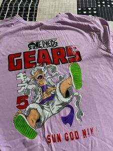 Lavender &#34;GEARS&#34; Graphic Tee