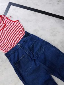 Blue Wide Leg Jeans ✨