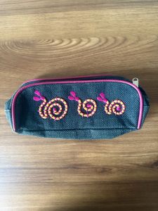 Multi Purpose Jute Embroidery Pouch