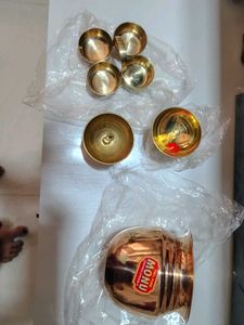 Brass Pooja  Set