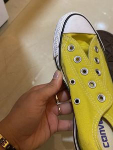 Yellow &amp; Black Converse All-Stars