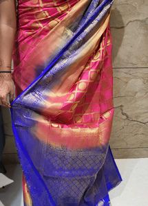 Beautiful Silk Checked Pattern Saree ..