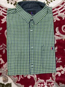 White House Men's Checkered Button-Down Shirt