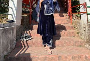 ✨ Premium Velvet suit Alia bhatt inspired