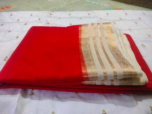 Elegant Red Saree