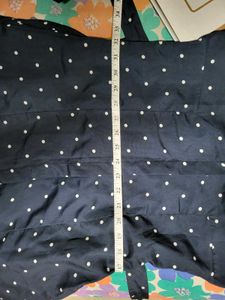 Navy Polka Dot Midi Shirtdress