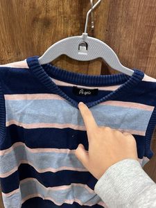 Striped Knit Crop Top