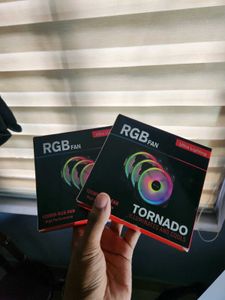 2 Rgb Pc Cooling Fan New