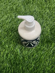 Hand-Painted Ceramic Soap Dispenser