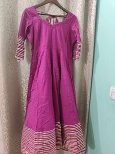 Sparkling Purple Gotapatti Suit Set