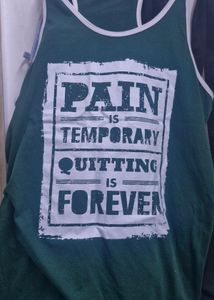 Printed Green Gym Vest