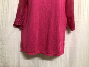 Pink Lase Stylish Top