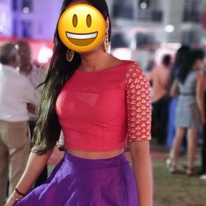 Silk Embroidery Padded Blouse