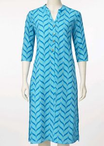 Blue Kurti For Daily And Office Wear
