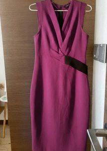 Chic Purple Sheath Dress