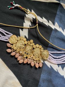 Elegant Pink  Choker Set