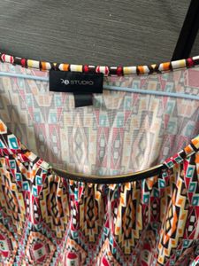 Multi Color Sleeve Less Top For Women