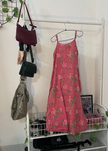 Floral Print Pink Kurti