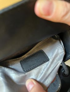Auth Lady Dior Small Matte Black Bag